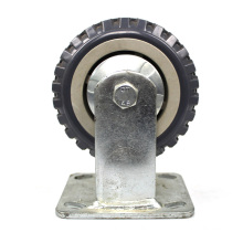 5 inch heavy duty flat plate rigid beacon casters